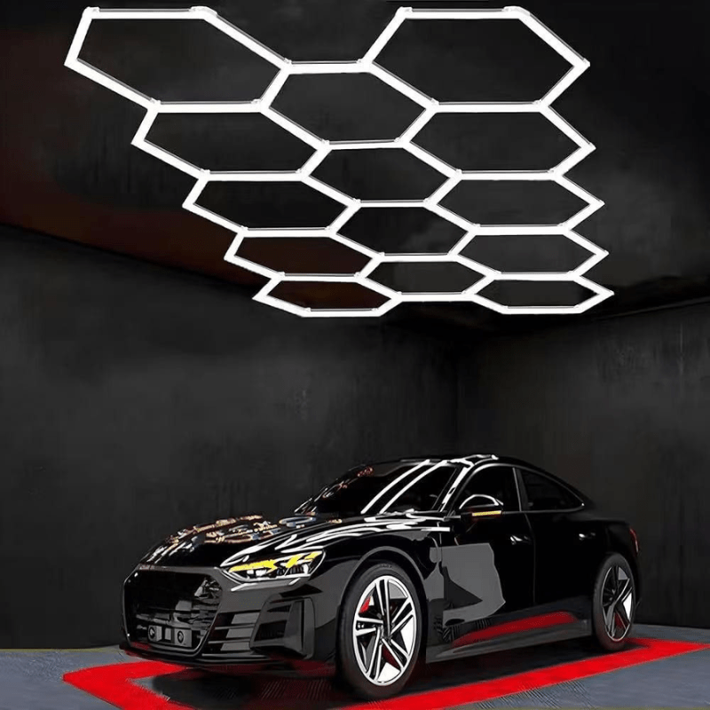 Kit 14 éclairages LED Hexagonal 456W - 120lm/W - Silamp France