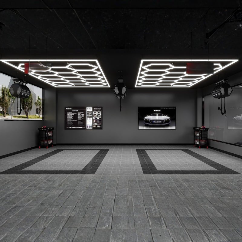 Kit 14 LED Hexagonal 562,5W avec cadre 110lm/w - Silamp France