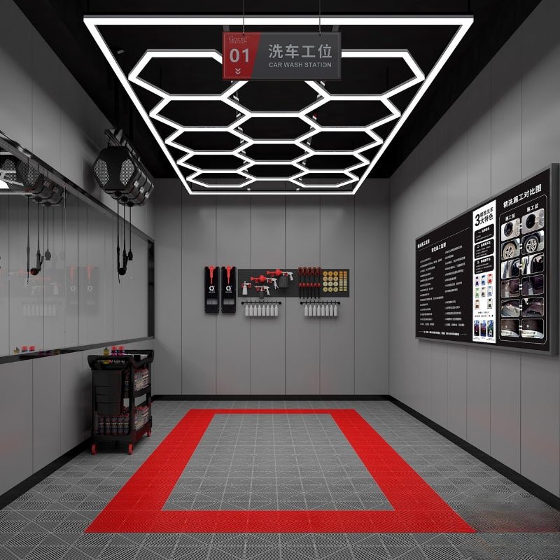 Kit 14 LED Hexagonal 562,5W avec cadre 110lm/w - Silamp France