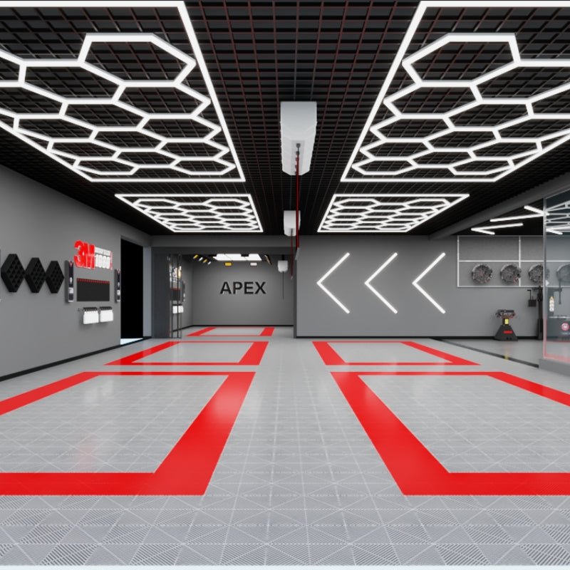 Kit 14 LED Hexagonal 562,5W avec cadre 110lm/w - Silamp France