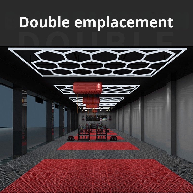 Kit 14 LED Hexagonal 562,5W avec cadre 110lm/w - Silamp France