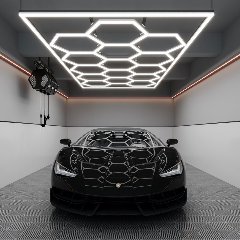 Kit 15 LED Hexagonal 582W avec cadre 110lm/w - Silamp France