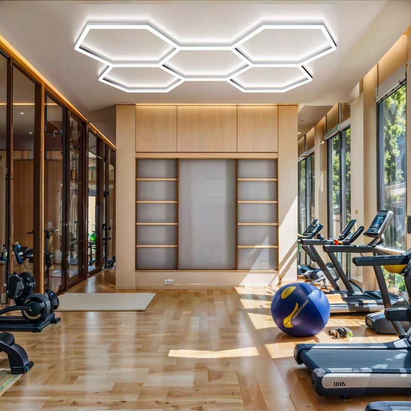 Kit 5 éclairages LED Hexagonal 156W - 110lm/W - Silamp France