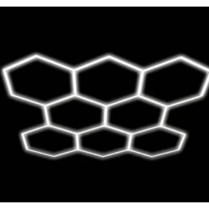 Kit 8 éclairages LED Hexagonal 280W - 120lm/W - Silamp France