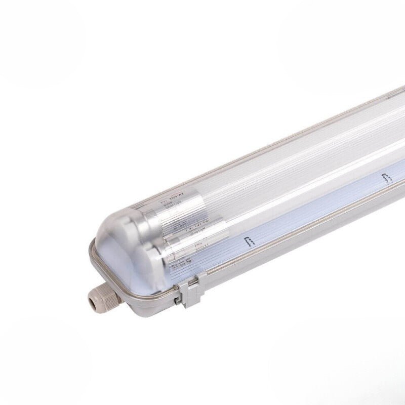 Kit de Réglette LED étanche Double IP65 + 2 Tubes Néon LED 150cm T8 22W inclus - Silamp France