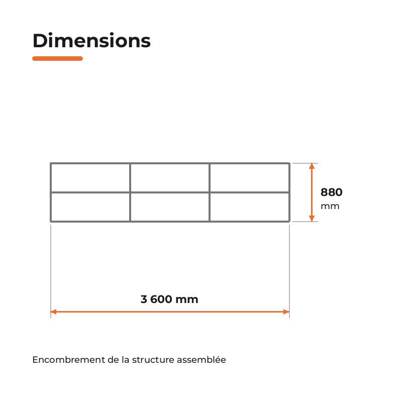 Kit Éclairage Ligne Atelier 3,60m 196W 110lm/W - Silamp France