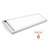 Kit Saillie ALU pour Panneau LED 120x30 Slim (Pack de 6)