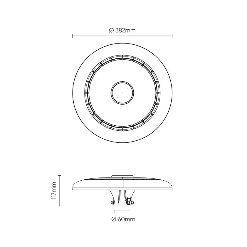 Lampadaire LED 120W CCT Noir - 3000K/4000K/6500K - Silamp France