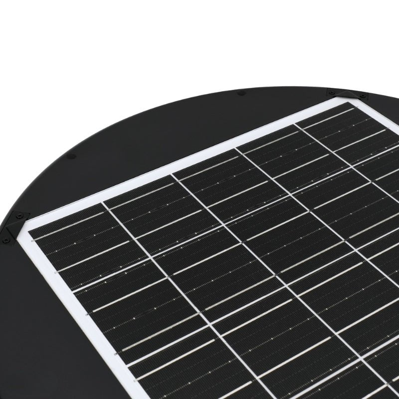 Lampadaire Public Solaire 20W IP65 CCT Noir - 3000K/4000K - Silamp France