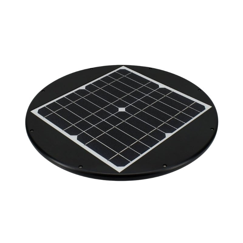 Lampadaire Public Solaire 20W IP65 CCT Noir - 3000K/4000K - Silamp France