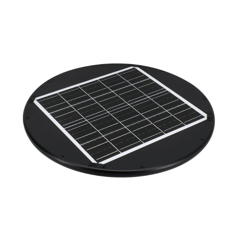 Lampadaire Public Solaire 20W IP65 CCT Noir - 3000K/4000K - Silamp France