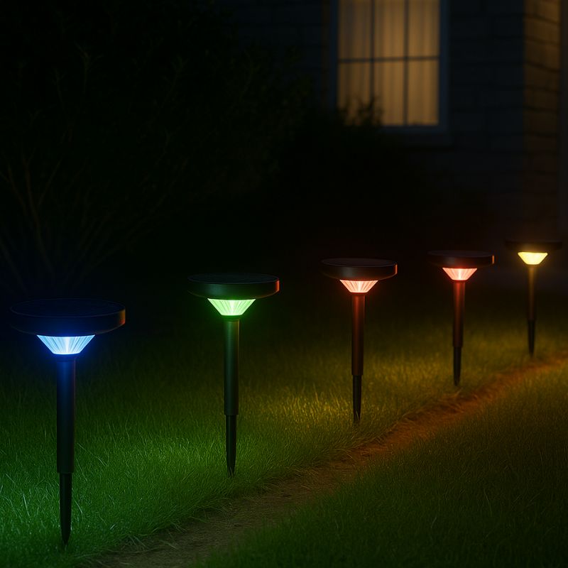 Lampe de Jardin Solaire à Piquet RGB IP65 90lm - Silamp France