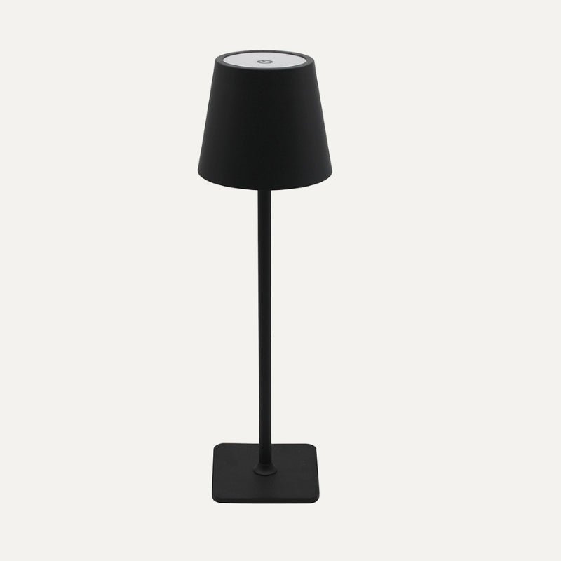 Lampe de Table Rechargeable Tactile Noire 3W CCT - Silamp France