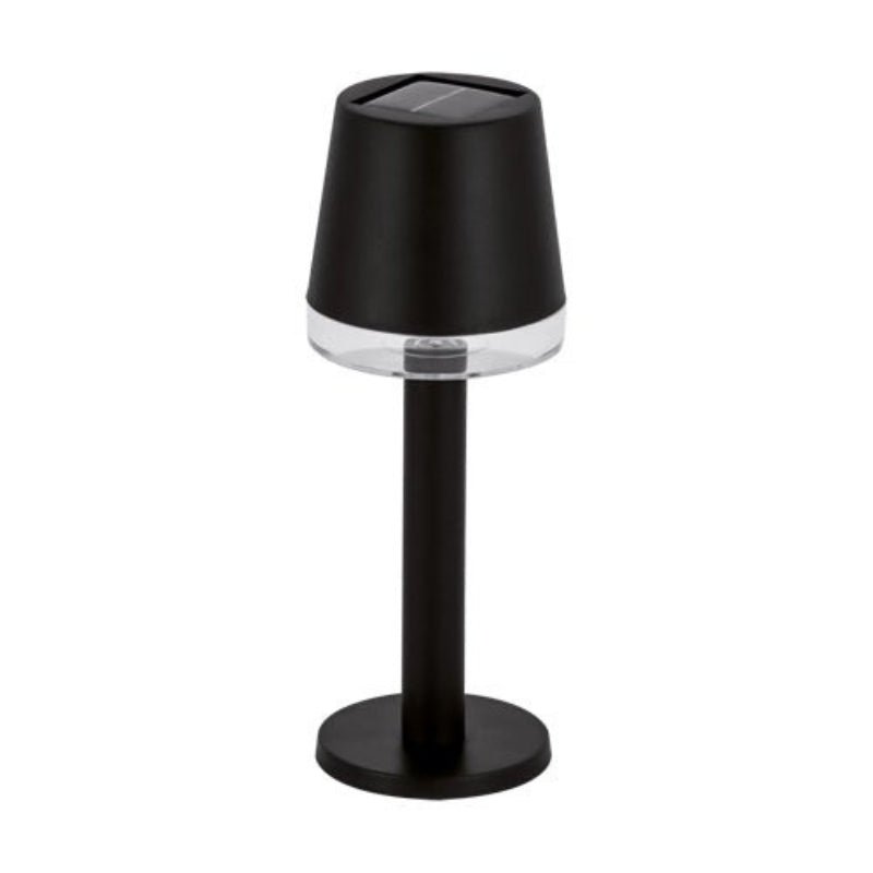 Lampe de Table Solaire Extérieure Noire Sans Fil - Silamp France