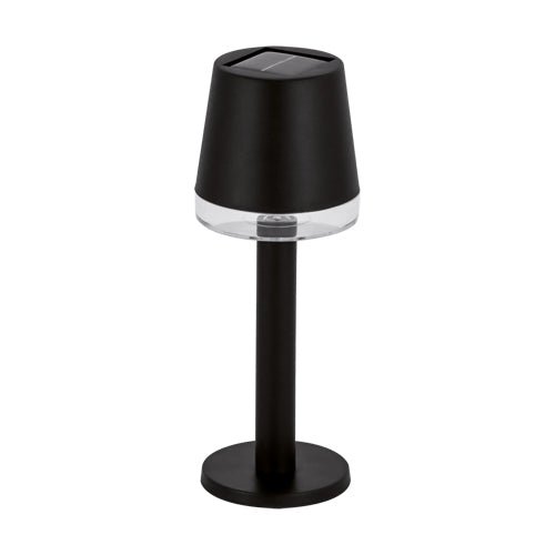 Lampe de Table Solaire Extérieure Noire Sans Fil - Silamp France