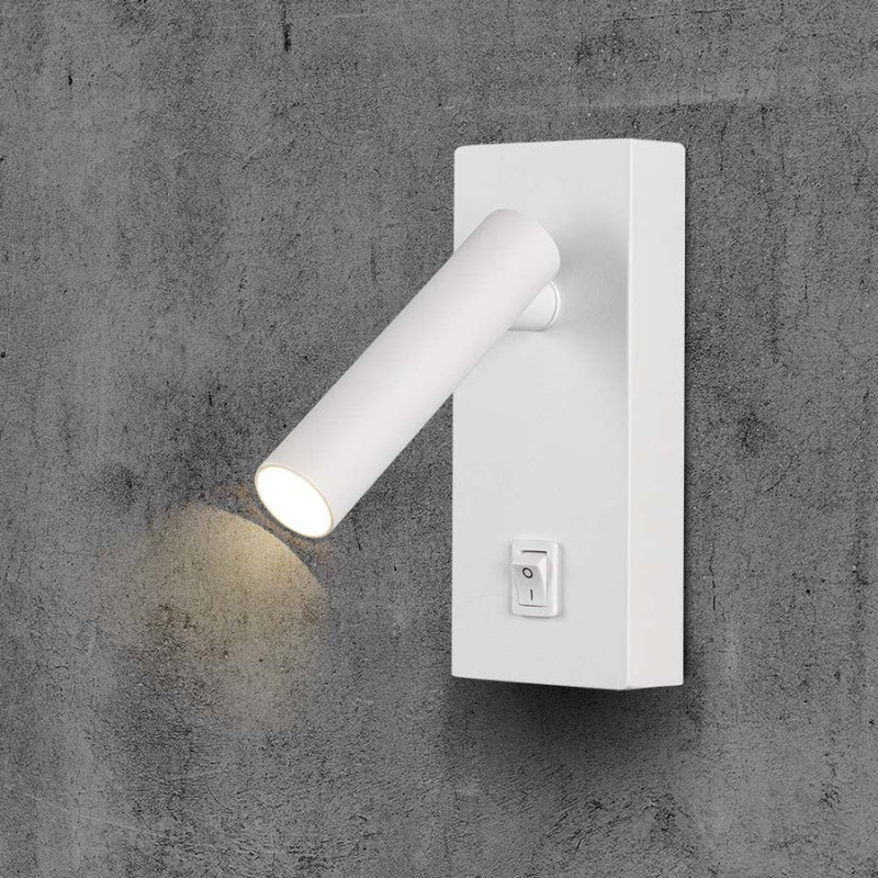 Lampe Murale 2W avec Interrupteur Blanc - Silamp France
