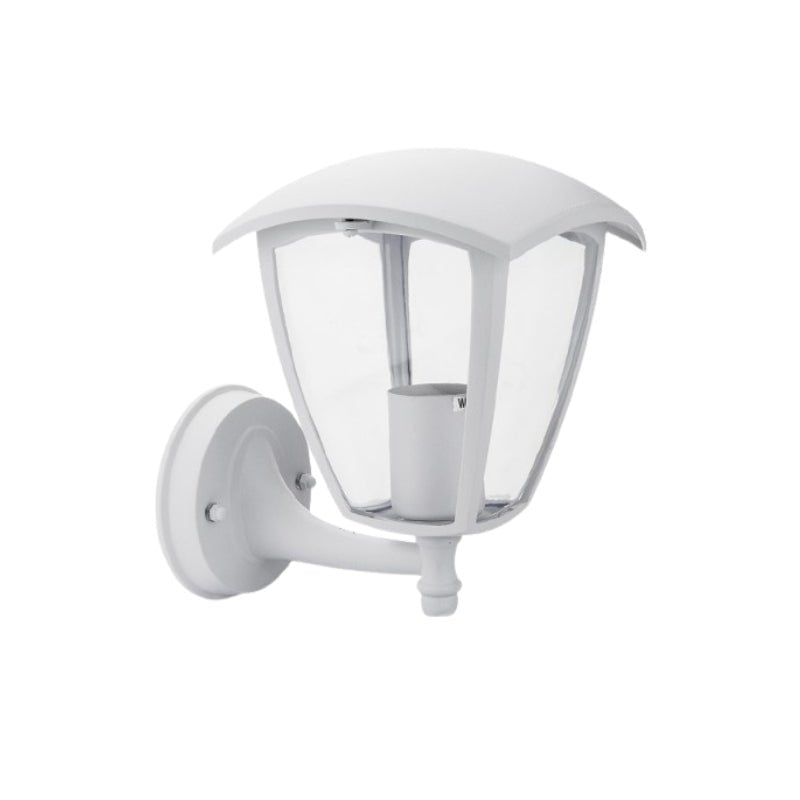 Lanterne Murale Extérieure Blanche pour Ampoule E27 - Silamp France