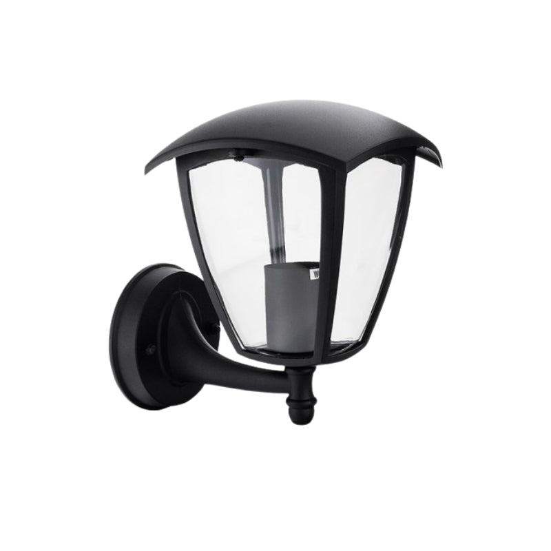 Lanterne Murale Extérieure Noire pour Ampoule E27 - Silamp France
