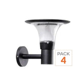 Lanterne Solaire Connectée Murale UFO RGBW IP65 (Lot de 4)