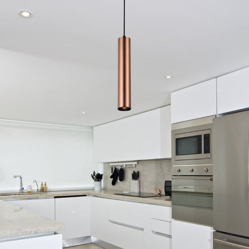 Luminaire Suspendu GU10 IP20 30cm Bronze - Silamp France