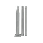 Mât d’Éclairage Public Droit 3m Ø60mm Gris