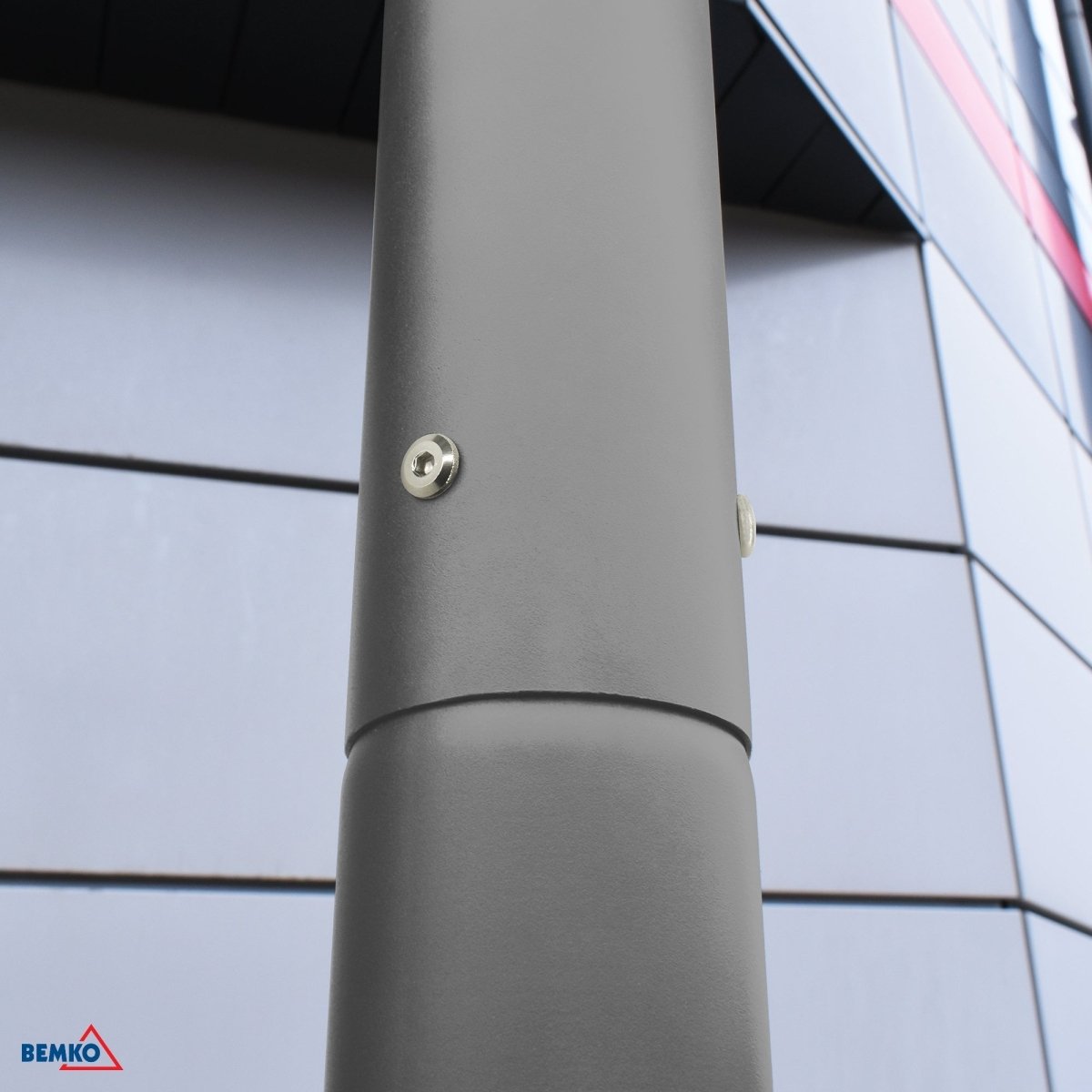 Mât d’Éclairage Public Droit 3m Ø60mm Gris - Silamp France