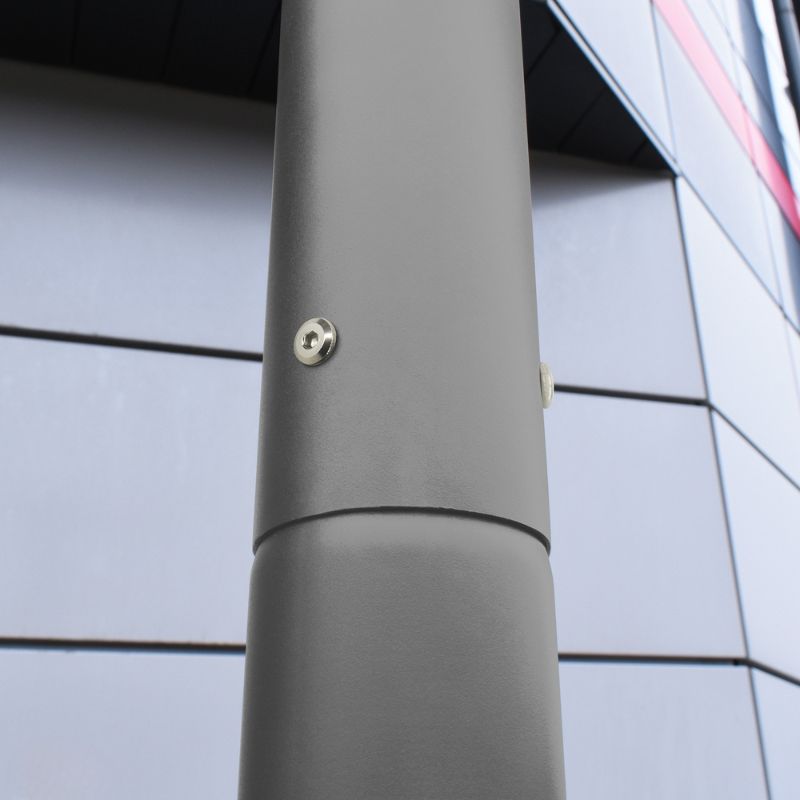 Mât d’Éclairage Public Droit 3m Ø60mm Gris - Silamp France