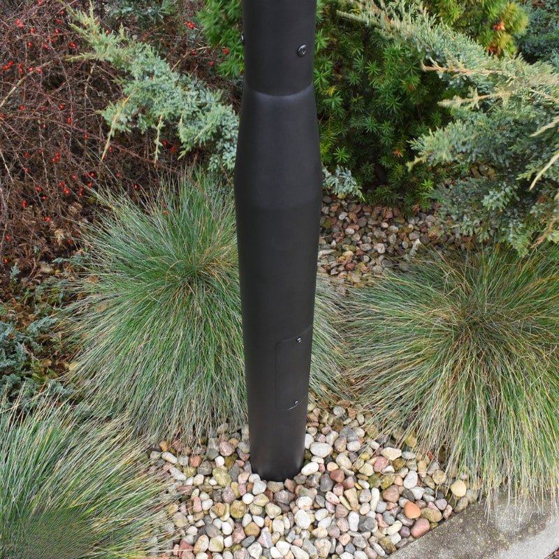 Mât d’Éclairage Public Droit 3m Ø60mm Noir - Silamp France