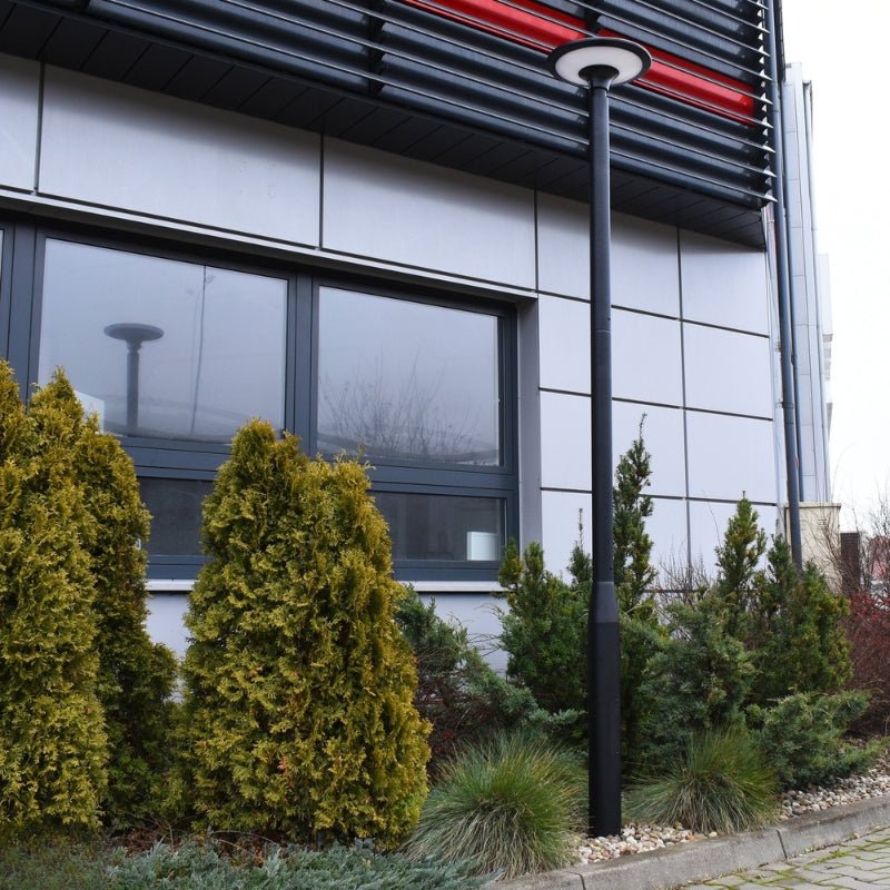 Mât d’Éclairage Public Droit 3m Ø60mm Noir - Silamp France