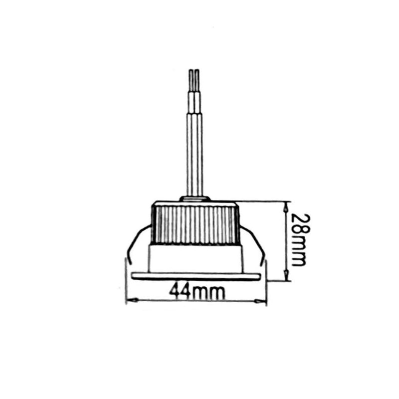 Mini Spot LED Encastrable 3W CCT Blanc - 3000K/4000K/6000K (Pack de 10) - Silamp France