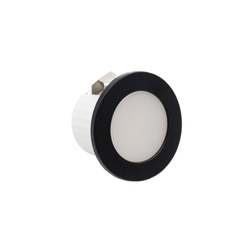 LEDLUX Mini spot LED encastrable rond 3 W AC/DC 12 V DC 24 V trou 50 mm diamètre 68 mm (Blanc LEDLUX Mini spot LED encastrable rond 3 W AC/DC 12 V DC 24 V trou 50 mm diamètre 68 mm (Blanc