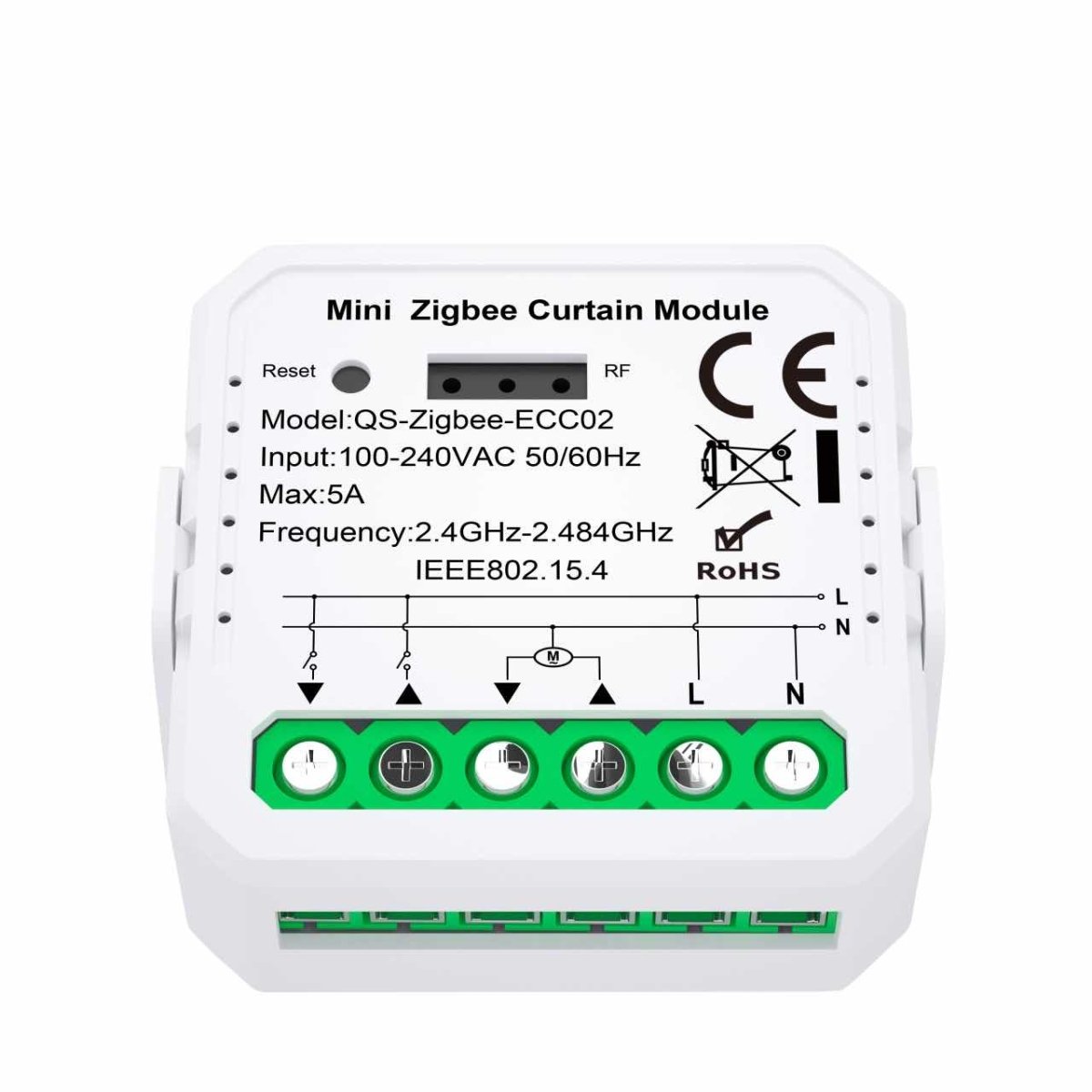 Module Interrupteur Volet Roulant Connecté Zigbee - Silamp France