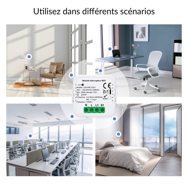 Module Interrupteur WiFi - Silamp France