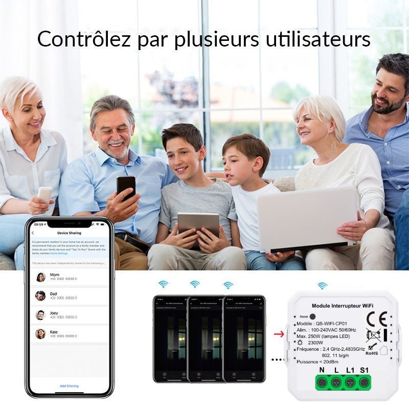 Module Interrupteur WiFi - Silamp France