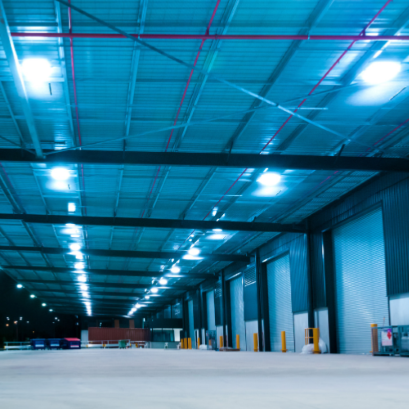 Suspension Industrielle HighBay UFO LED Samsung 110W IP65 Garantie 5 Ans