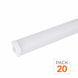 Pack de 20 - Réglette LED étanche 150cm 50W IP65