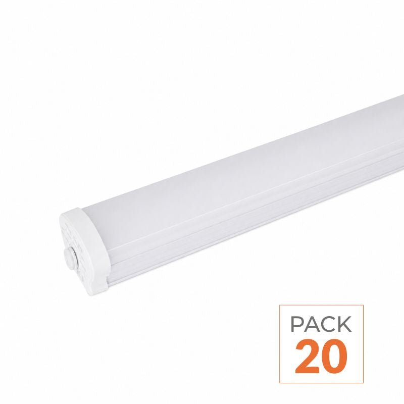 Pack de 20 - Réglette LED étanche 150cm 50W IP65 - Silamp France