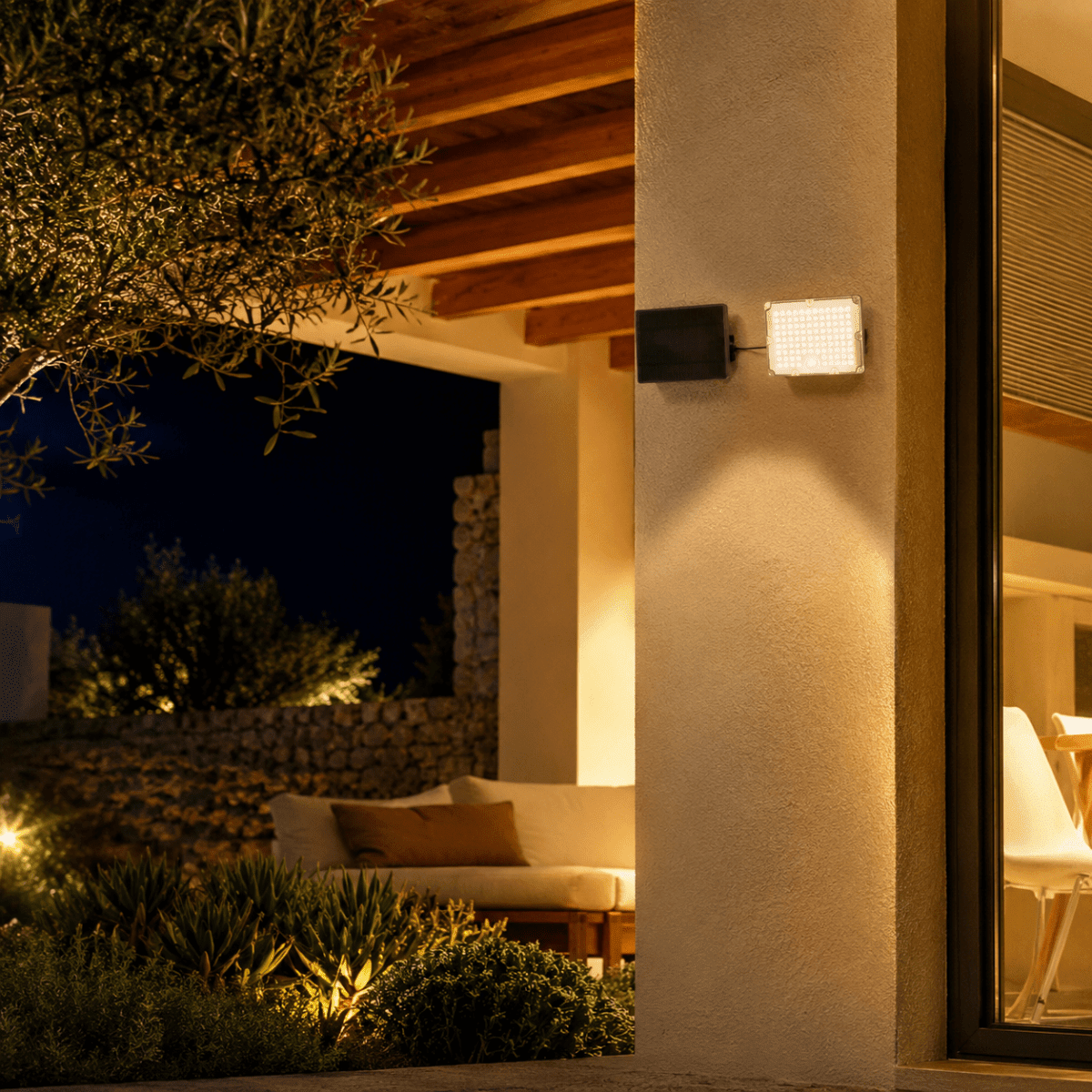 Pack de 40 - Projecteur Led Solaire Extérieur 9W IP65 3-CCT Détecteur de Lumière et de Mouvement - Silamp France
