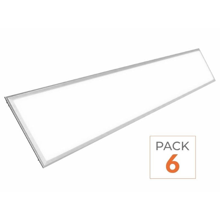 Pack de 6 - Panneau LED 120x30 29W Haut Rendement 137lm/W