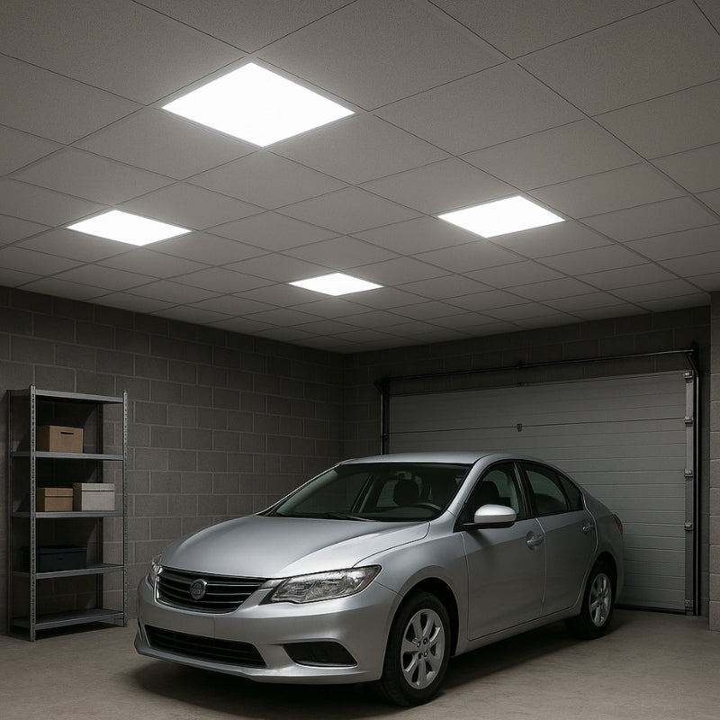 Panneau LED 18W 30x30cm CCT Contour Blanc - 3000K/4000K/6500K - Silamp France