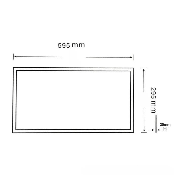 Panneau LED 60x30 36W Blanc (Pack de 2) - Silamp France