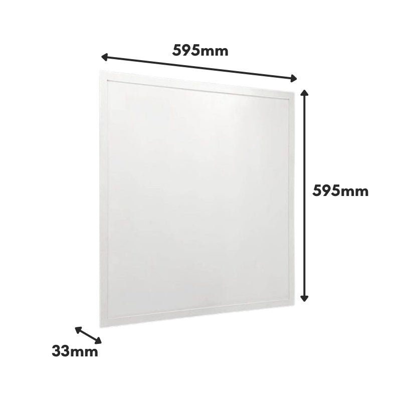 Panneau LED 60x60 36W 120lm/W Contour BLANC (Pack de 10) - Silamp France