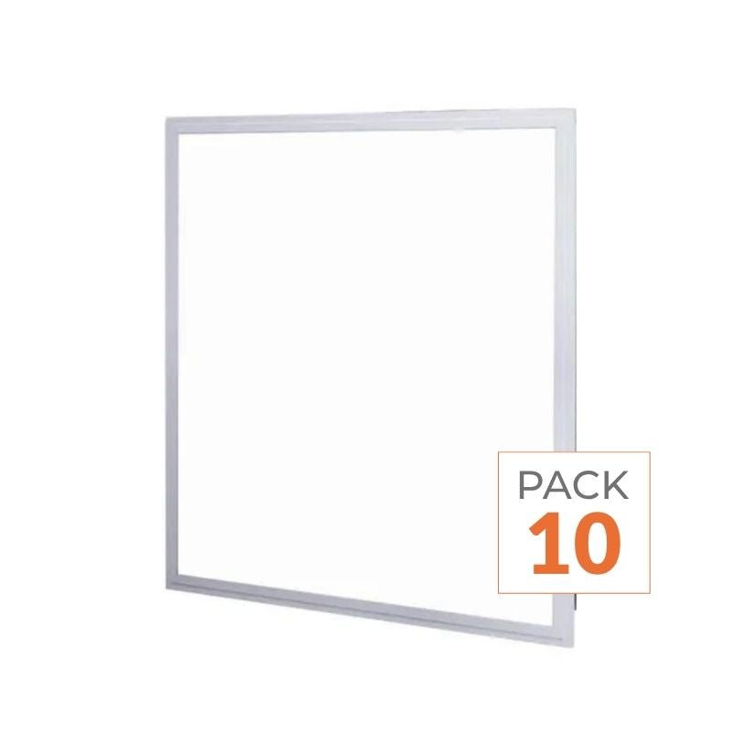 Panneau LED 60x60 36W 120lm/W Contour BLANC (Pack de 10) - Silamp France
