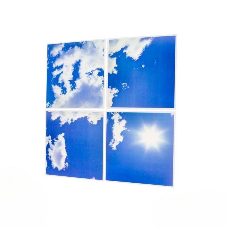 Panneau LED 60x60 Slim 45W CIEL (Pack de 4) - Silamp France