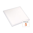 Panneau LED Slim 60x60 40W Blanc - 40000h - Pack de 5