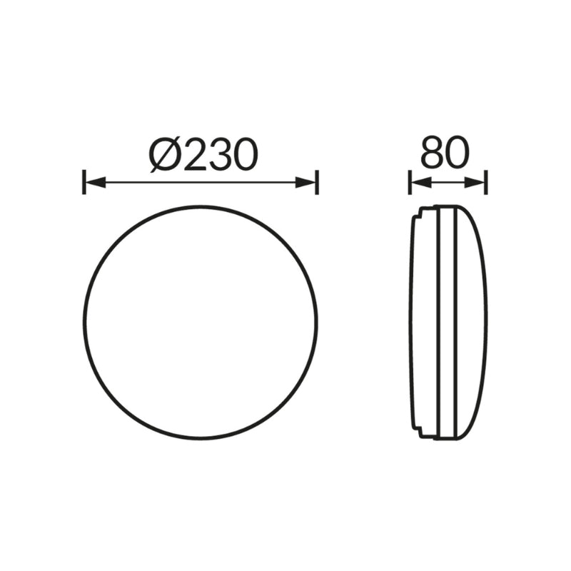Plafonnier Étanche pour Ampoule E27 Blanc Opaque - Silamp France