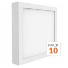 Plafonnier LED 24W 220V Carré - Pack de 10