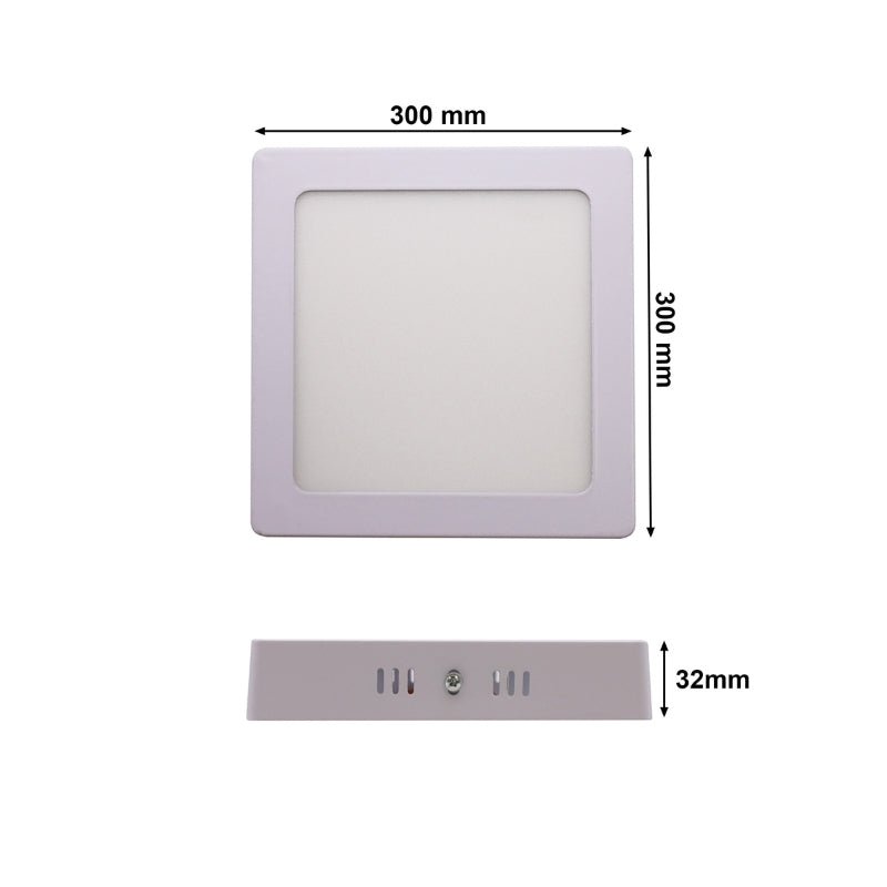 Plafonnier LED Carré 24W BLANC CCT - Silamp France