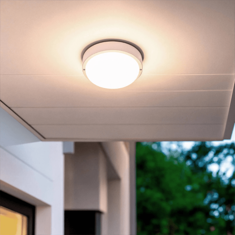 Plafonnier LED Extérieur Rond 25W Blanc IP65 Ø175 mm - Silamp France