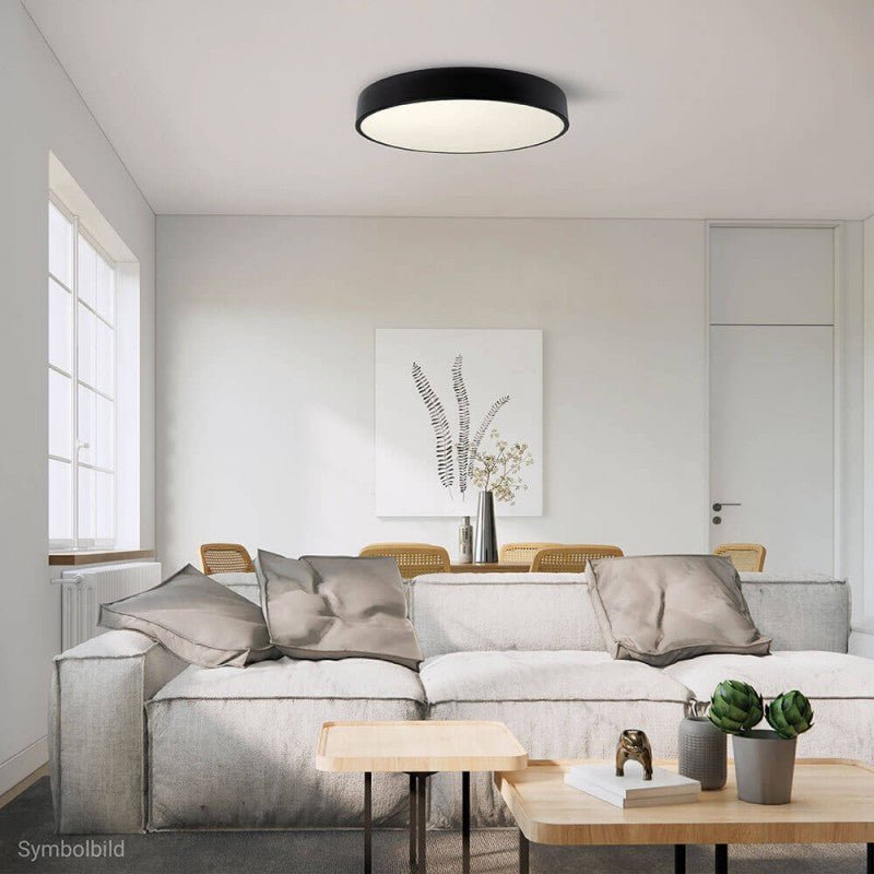 Plafonnier LED Noir 30W 40cm - Silamp France